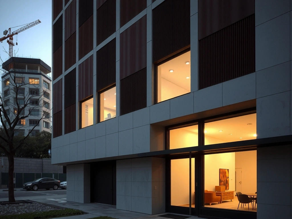 Fachada contemporánea